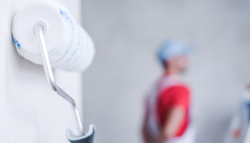 rénovation avec un peintre