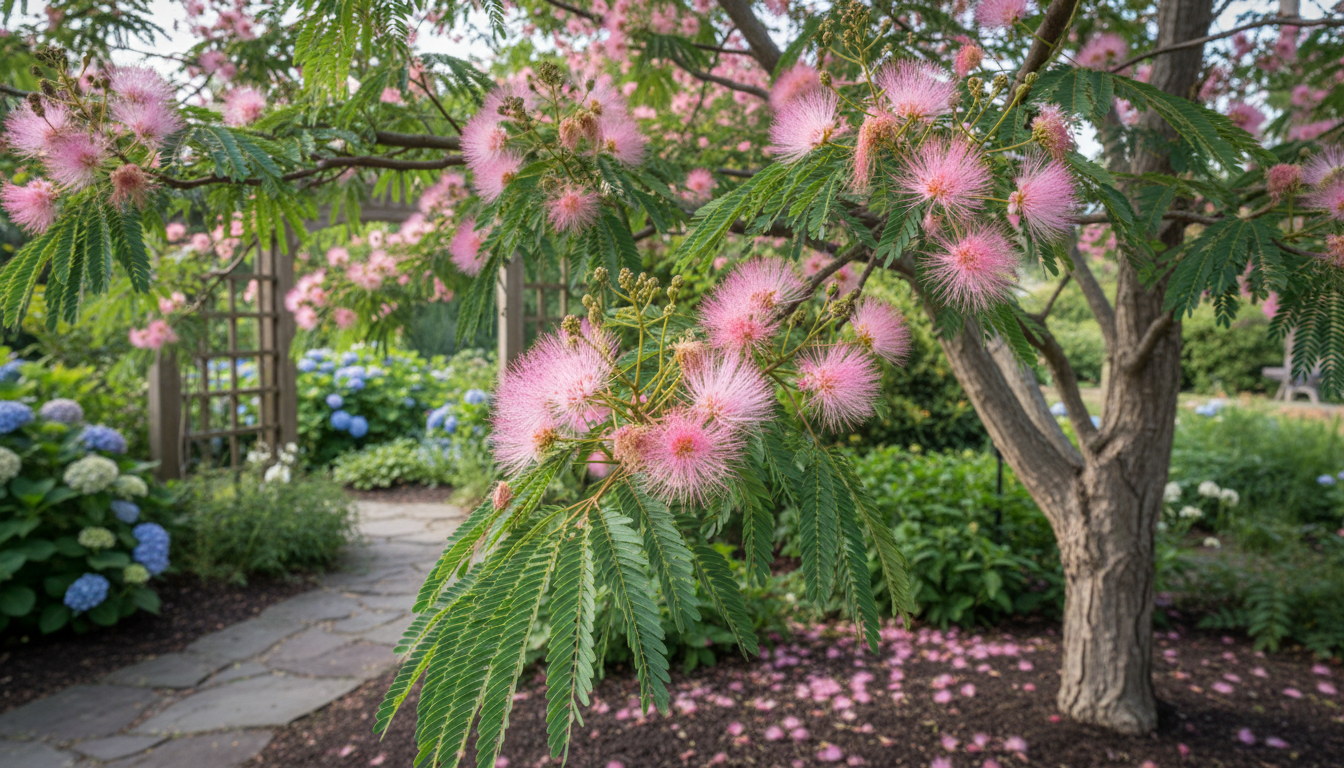 découvrez comment l'arbre à soie peut embellir et dynamiser votre jardin grâce à ses fleurs colorées et sa croissance vigoureuse, un allié parfait pour une touche de beauté naturelle.