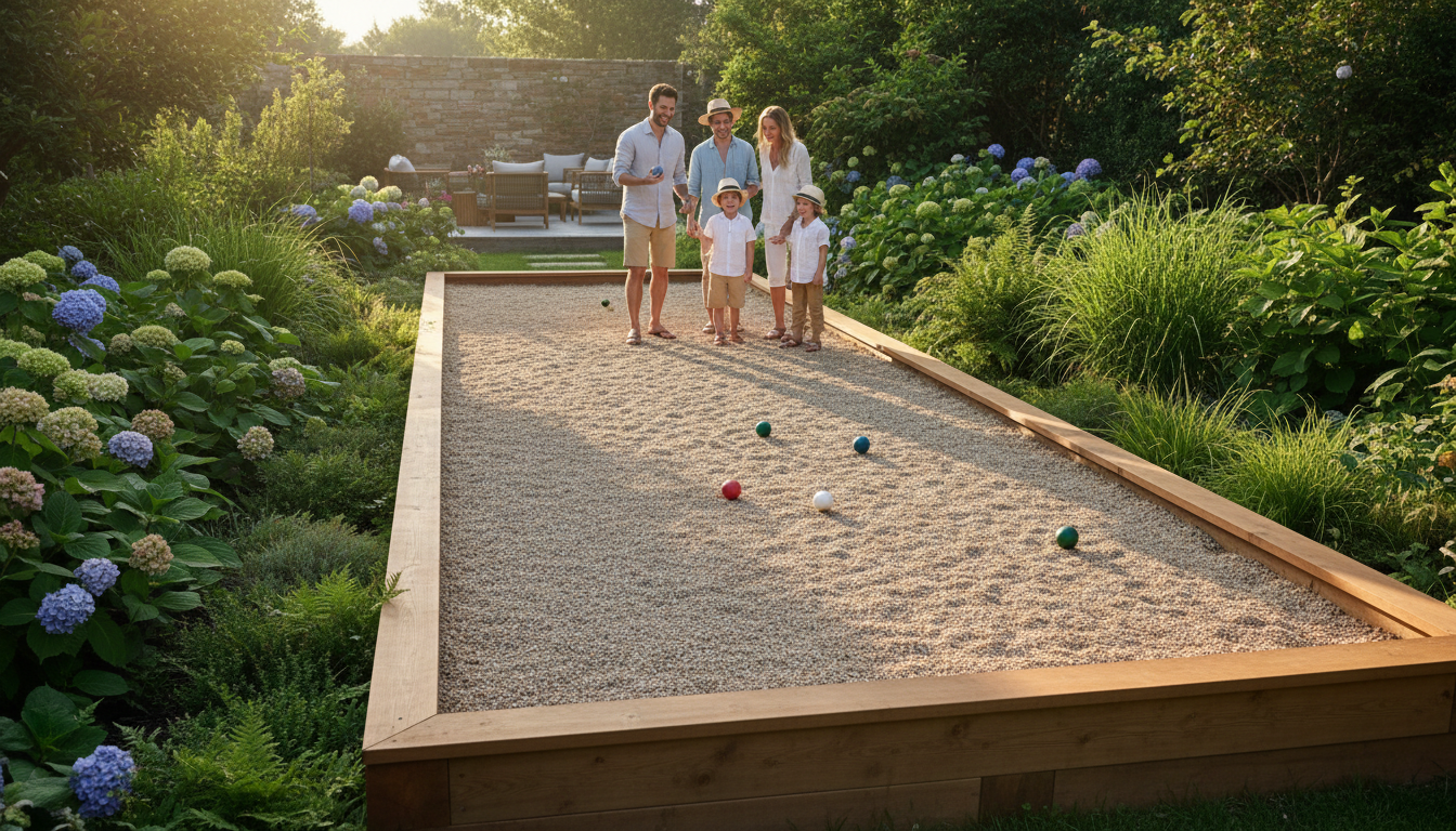 apprenez comment créer un terrain de pétanque sans creuser grâce à la méthode innovante « hors-sol ». une solution rapide et facile pour profiter de la pétanque partout.