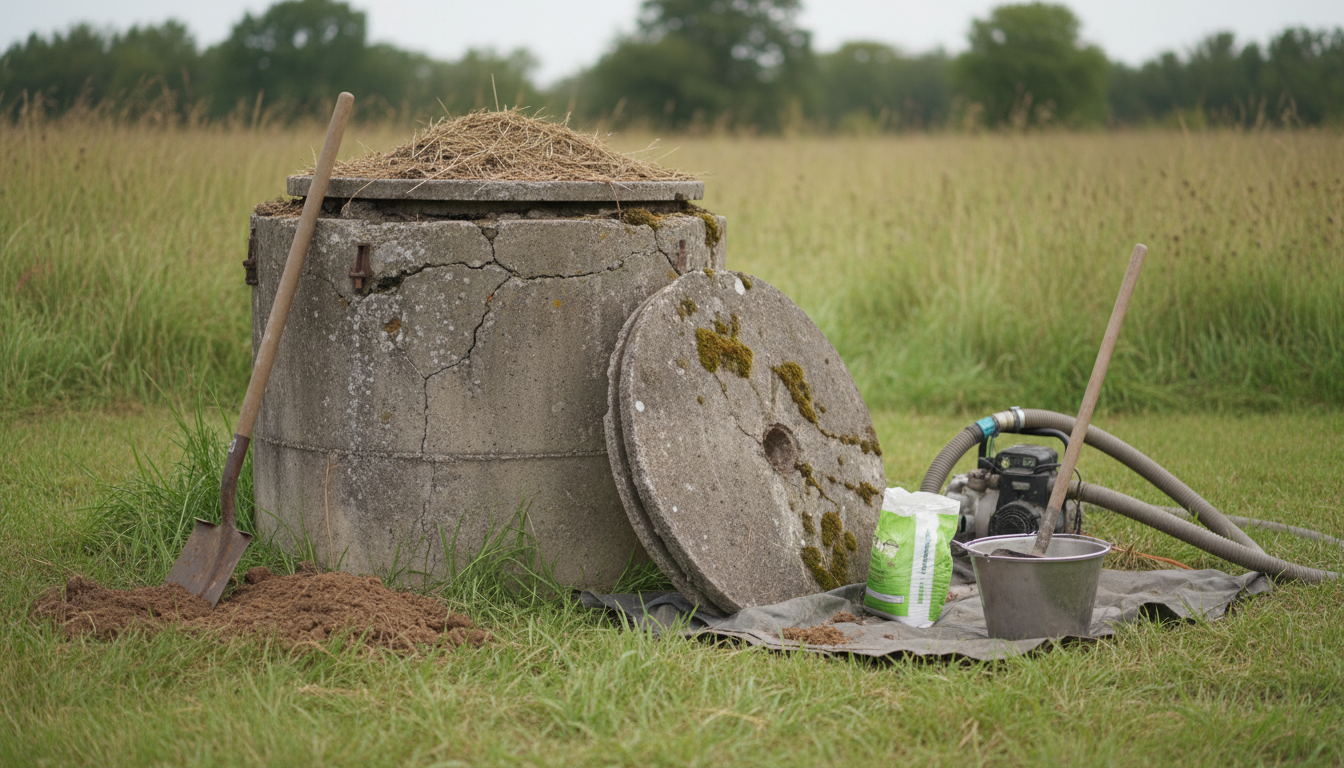 découvrez notre guide complet pour neutraliser efficacement et en toute sécurité une ancienne fosse septique en béton. conseils pratiques et étapes détaillées pour un chantier réussi.