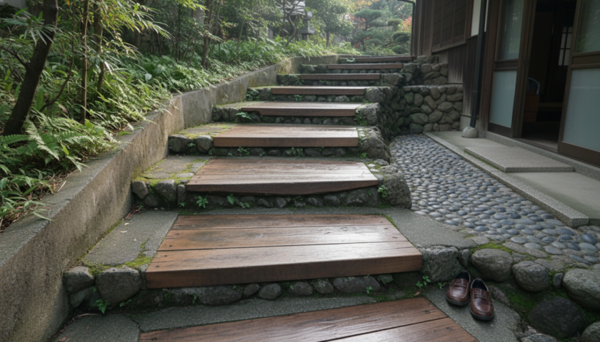 découvrez comment un escalier pas japonais allie astuce et fonctionnalité pour optimiser votre espace quotidien avec style et sécurité.