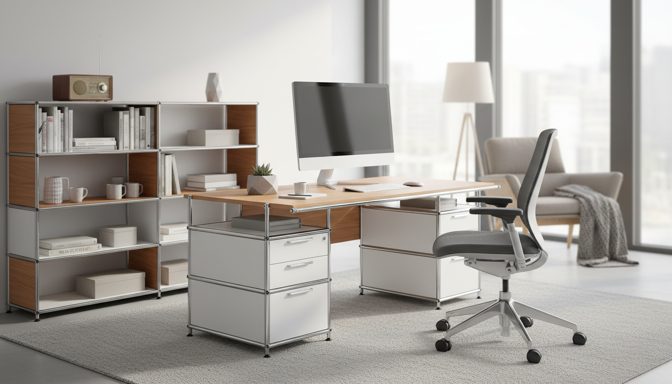 découvrez comment optimiser votre espace avec le système modulable usm haller pour créer un bureau design, fonctionnel et ultra-productif, adapté à vos besoins.