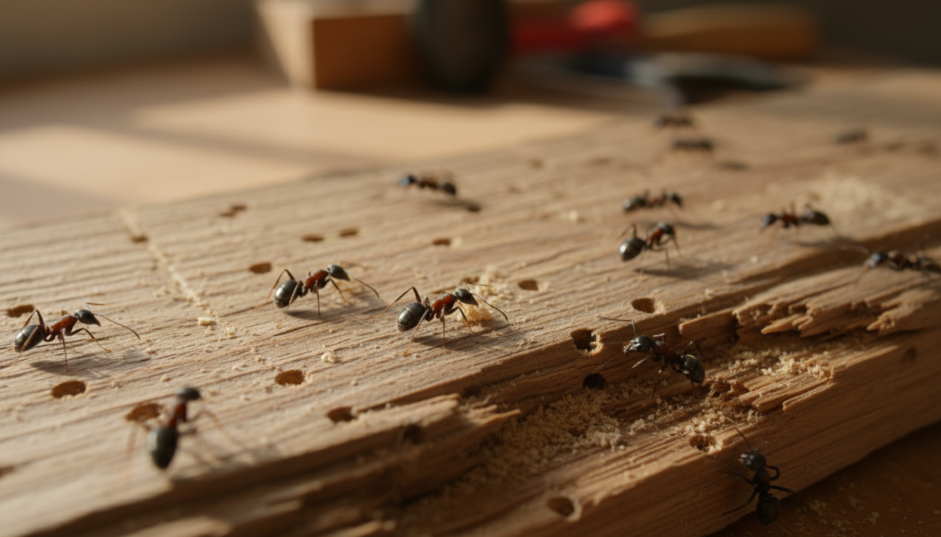 découvrez comment identifier les risques liés aux fourmis charpentières et adopter des solutions efficaces pour protéger votre habitation.