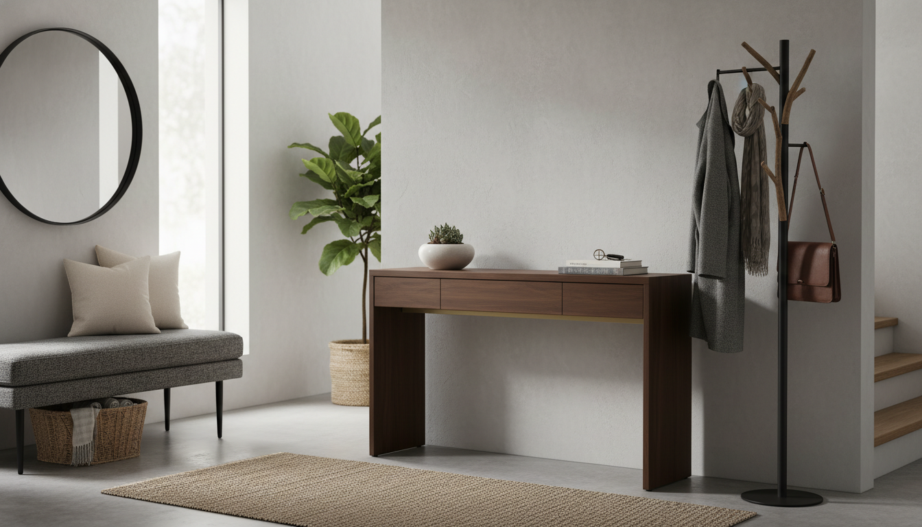 découvrez comment allier praticité et élégance dans votre entrée grâce à notre sélection de meubles essentiels pour optimiser cet espace avec style.