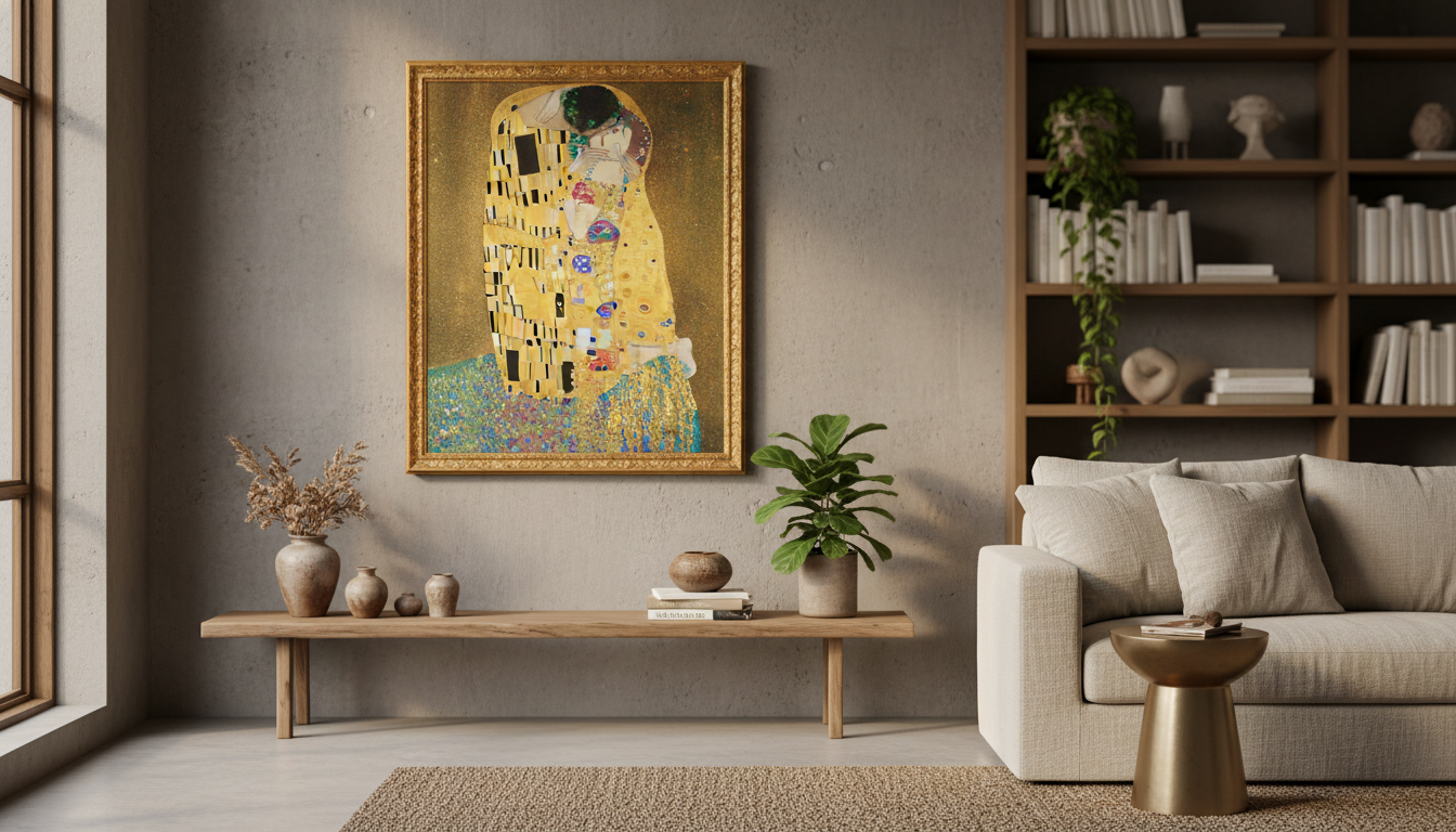 découvrez comment sublimer votre intérieur avec une œuvre iconique de gustav klimt, alliant élégance et art sur-mesure pour un décor unique et raffiné.