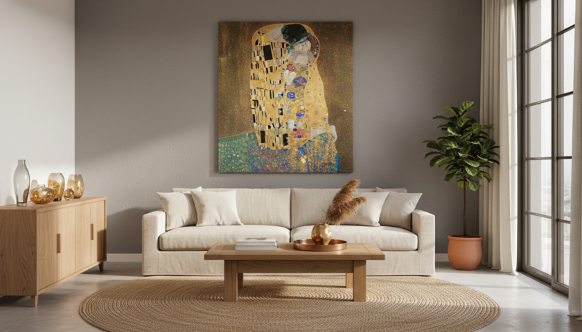 découvrez comment sublimer votre intérieur sur-mesure avec une œuvre iconique de gustav klimt, alliant art et élégance pour un décor unique et raffiné.