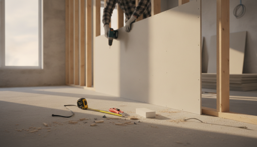 découvrez quel budget prévoir par m² pour l'installation de plaques de plâtre et obtenez des conseils pour estimer précisément vos coûts de rénovation.
