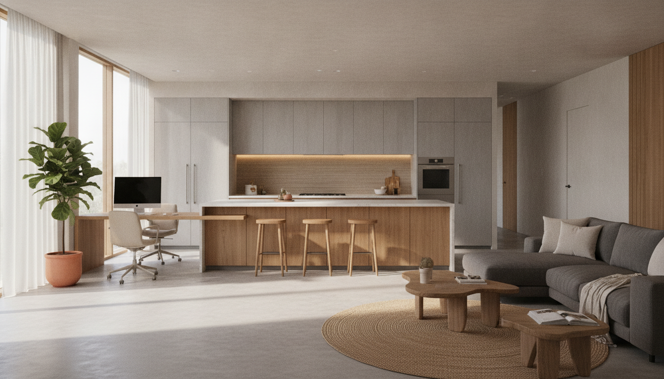 découvrez nos conseils pour un aménagement harmonieux d'une cuisine ouverte sur le salon, alliant fonctionnalité et esthétique pour un espace convivial et moderne.