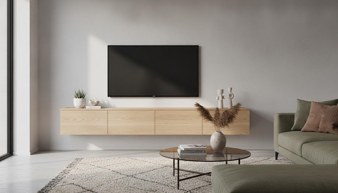 découvrez comment choisir le meuble tv suspendu parfait pour votre salon grâce à notre guide pratique, alliant style, fonctionnalité et optimisation de l'espace.