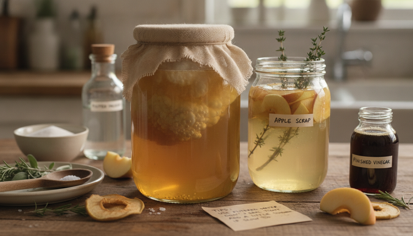découvrez comment préparer une mère de vinaigre maison naturelle avec des astuces efficaces pour éviter l'odeur désagréable d’acétone et obtenir un vinaigre artisanal de qualité.