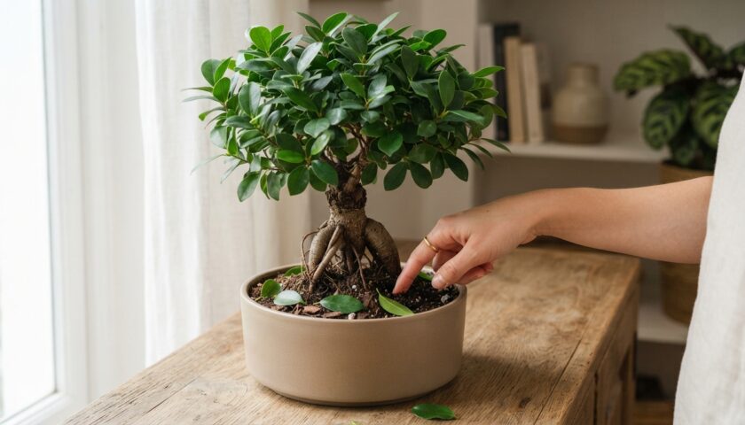 découvrez les bons gestes pour entretenir votre ficus microcarpa, préserver son feuillage et prévenir la chute de ses feuilles.