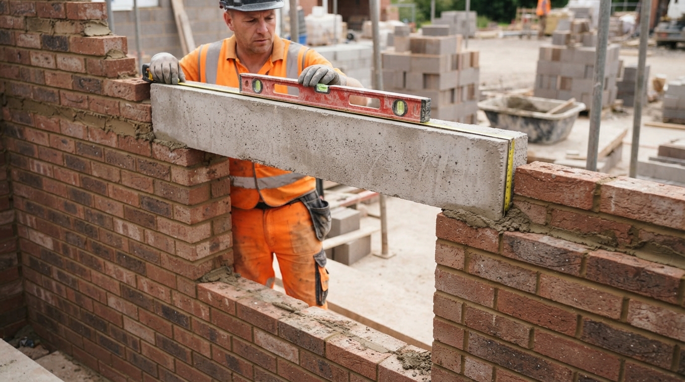 découvrez comment choisir les dimensions d’un linteau en béton, le poser correctement et estimer son prix au mètre selon votre projet.