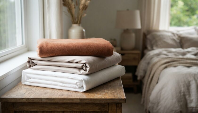 percale fraîche, satin doux ou flanelle chaleureuse : découvrez quelle parure de lit choisir selon la saison, votre confort et vos envies.